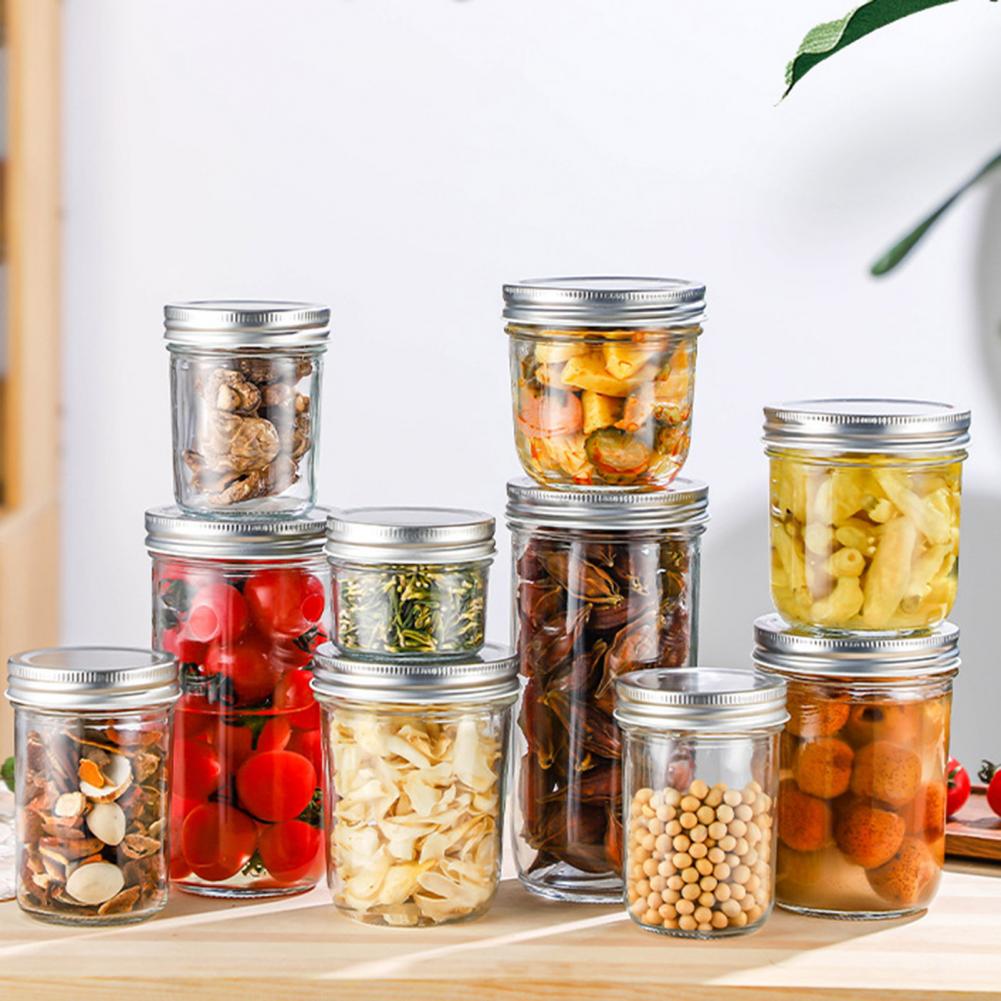 Airtight Cereal Jar - Стеклянная герметичная банка 300/400/500/650 мл с