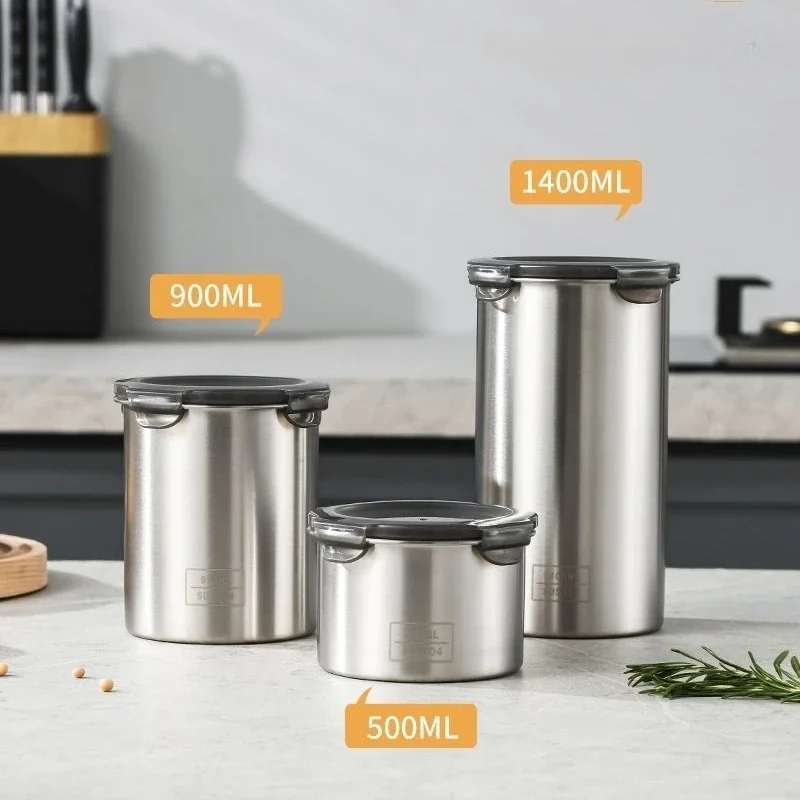 Food Storage Metal Box - Герметичные контейнеры из нержавеющей стали 304,