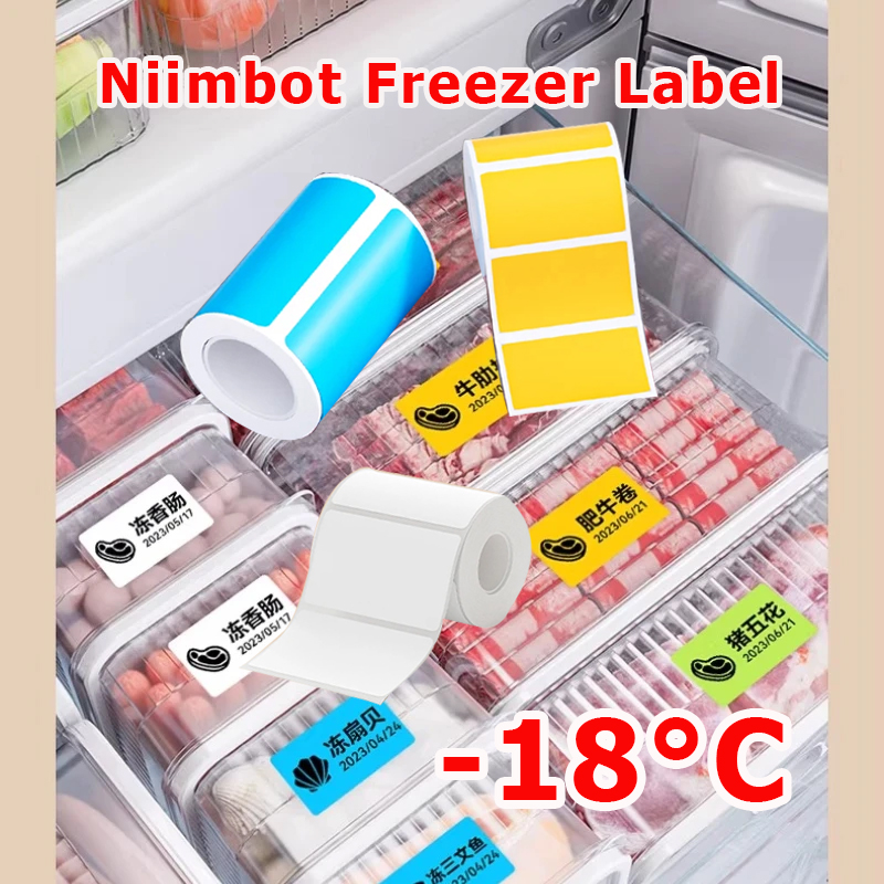 Food Storage And Temperature - Бумага для этикеток NIIMBOT B1/B21/B31/B203/B3S, устойчивая