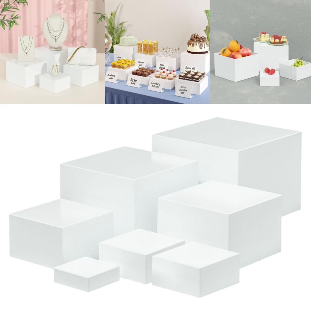 Food Storage Table - 7 шт., акриловая коробка-куб, подставка для