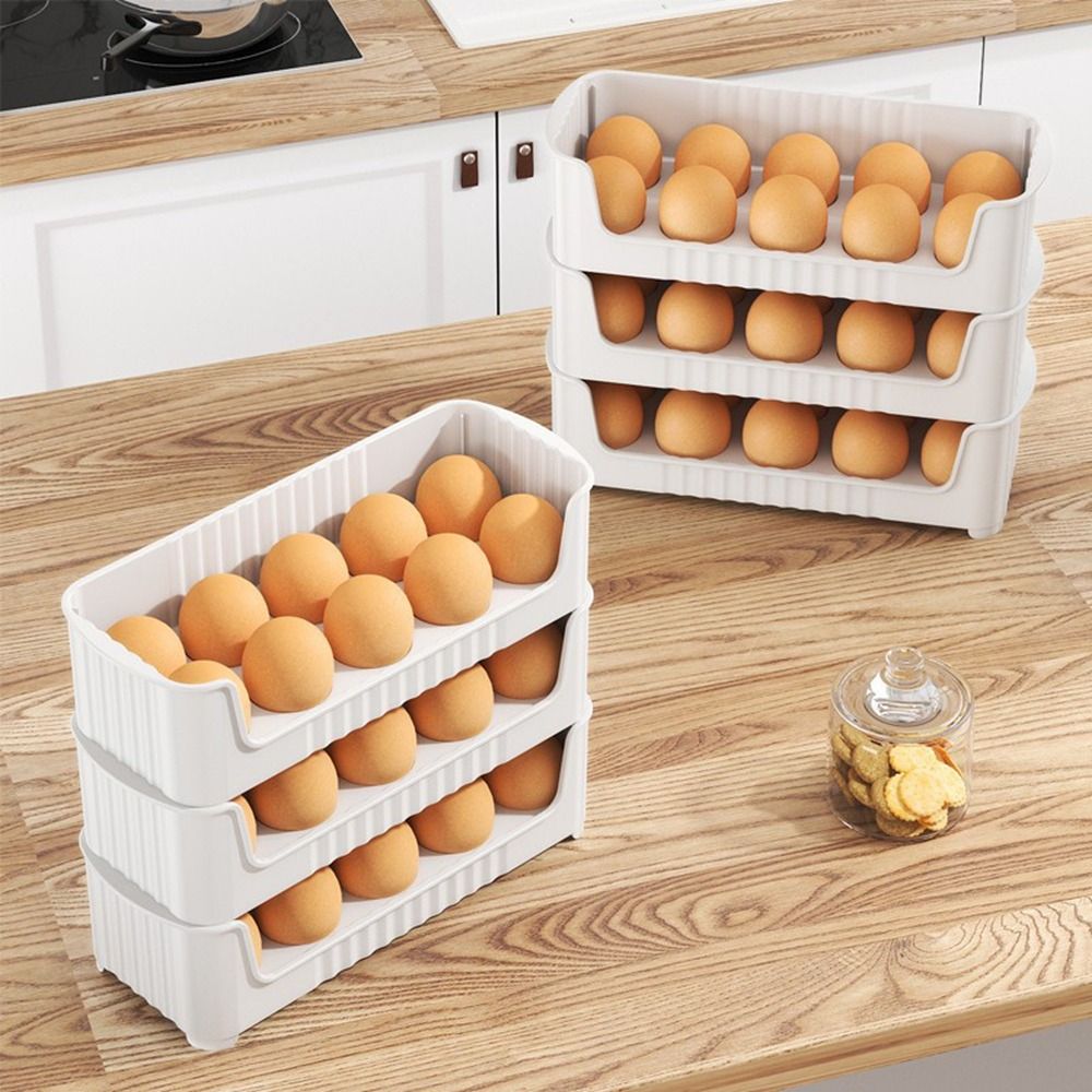 Egg Storage Holder - Лоток для хранения яиц с боковой