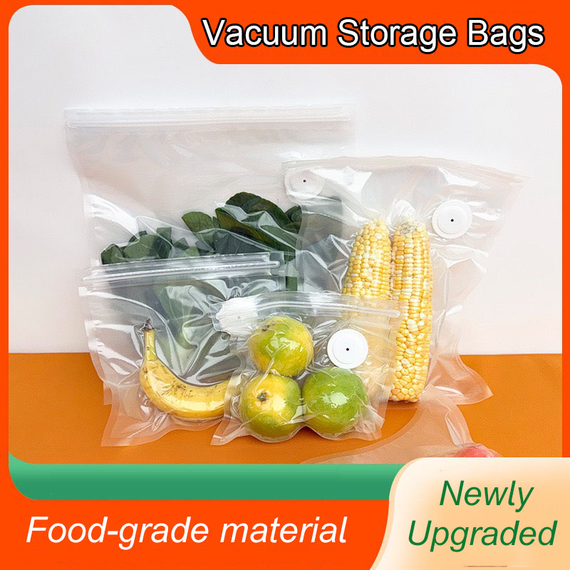 Food Storage Bags Reusable - Новые многоразовые воздушные вакуумные пакеты для