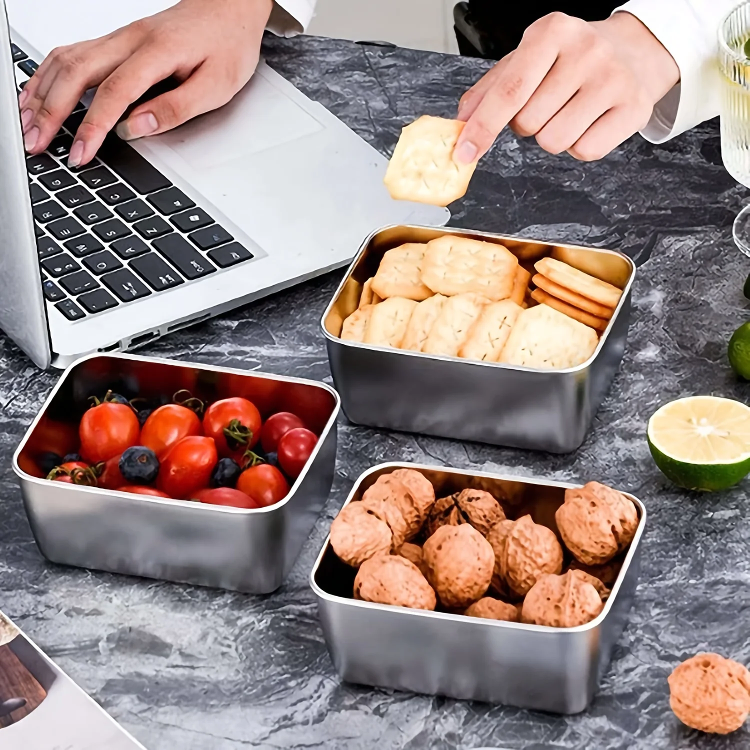 Набор контейнеров для хранения – обзор и цена Food Storage Stainless Steel Containers