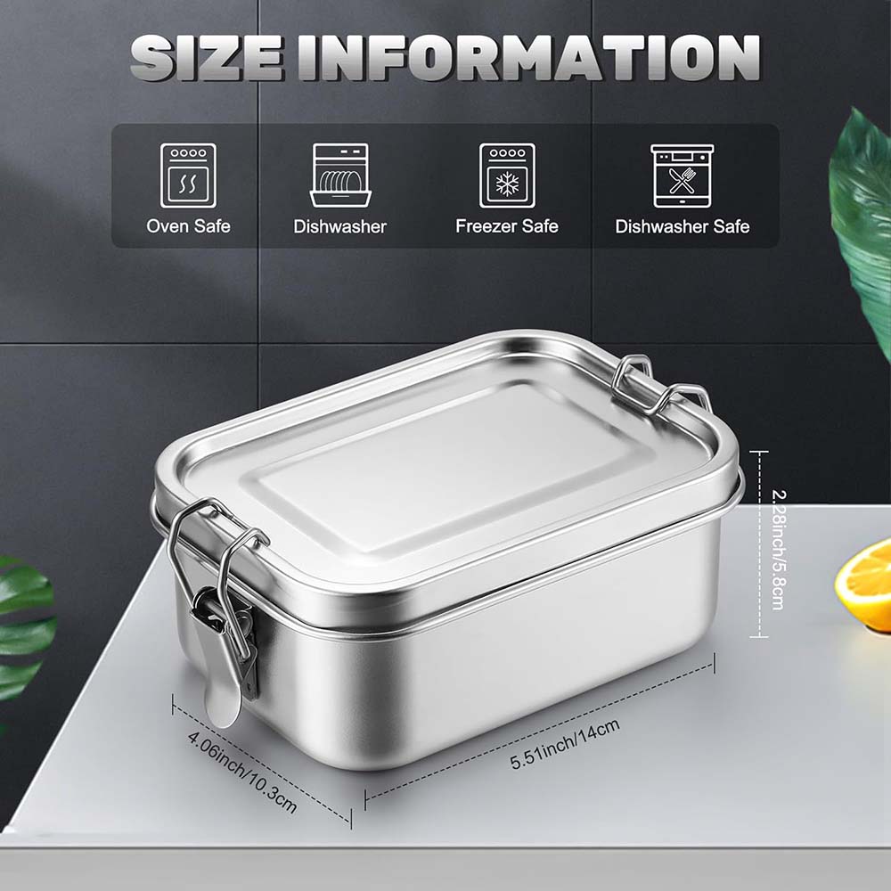 4 шт., коробка для бенто из не – обзор и цена Food Storage Metal Box