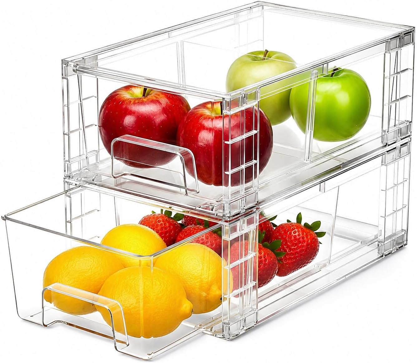 Набор из 2 штабелируемых ящико – обзор и цена Stackable Pantry Bin