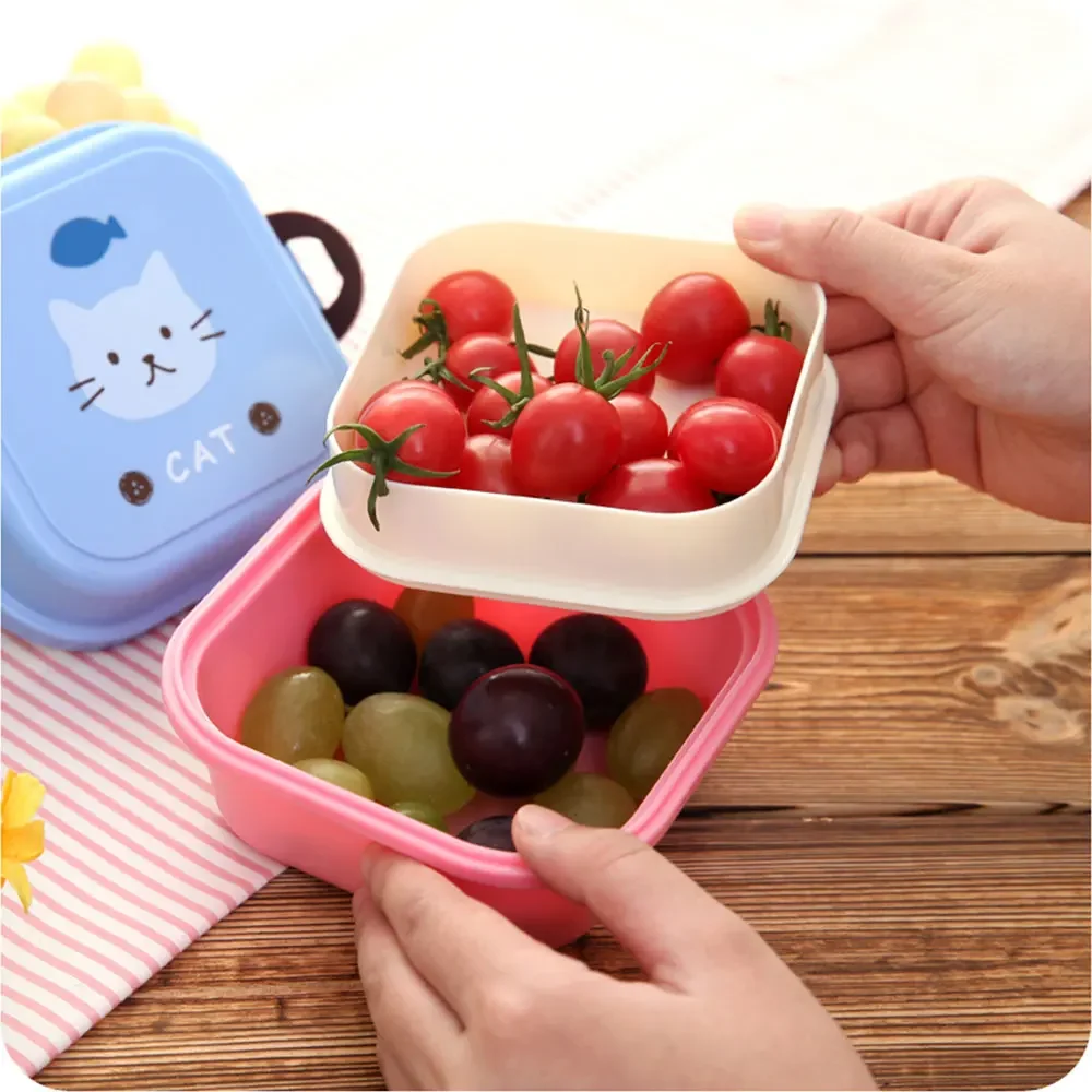 Детский мини-милый мультяшный  – обзор и цена Food Storage Small