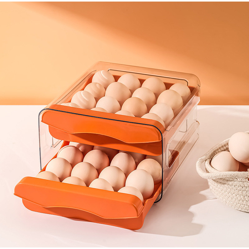 Двухслойный ящик для хранения  – обзор и цена Egg Storage Holder