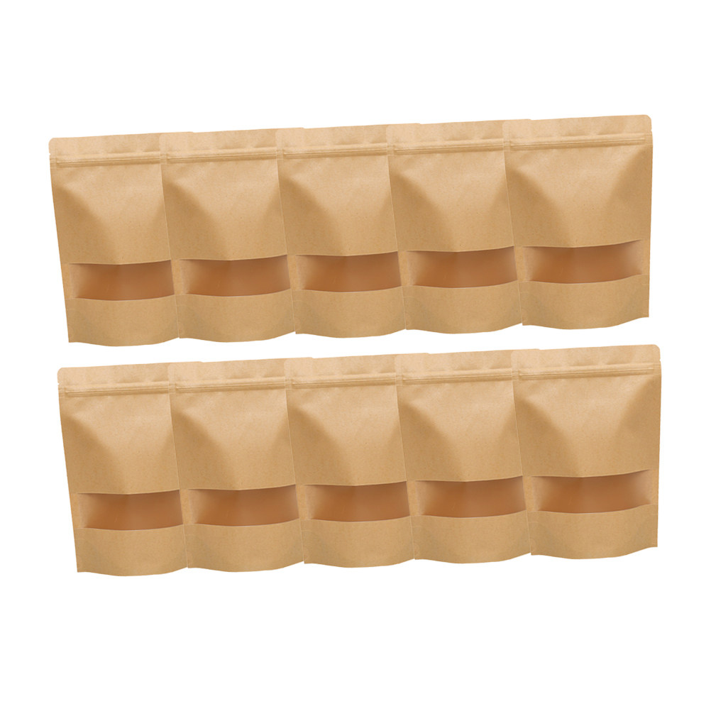 50 шт. крафт-пакетов с застежк – обзор и цена Food Storage Bags Reusable