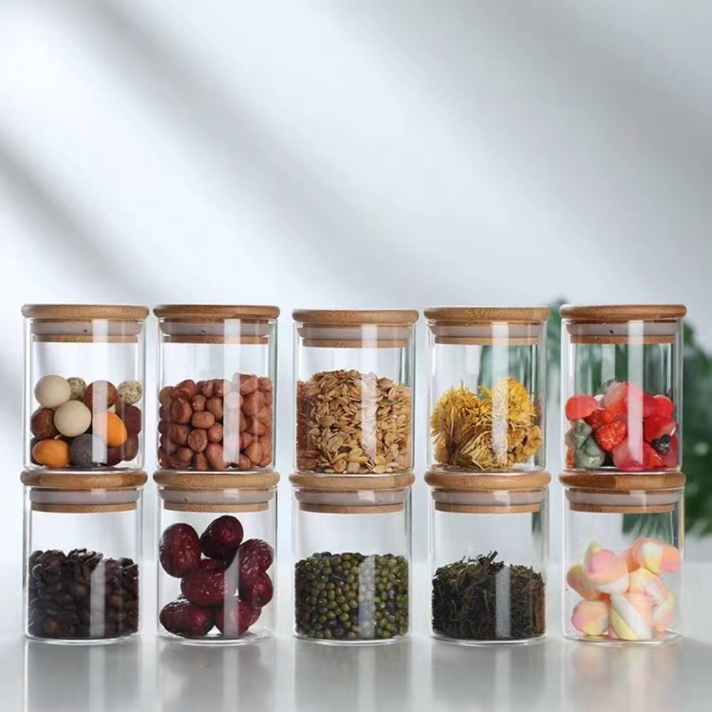 Стеклянная деталь с бамбуковой – обзор и цена Airtight Cereal Jar