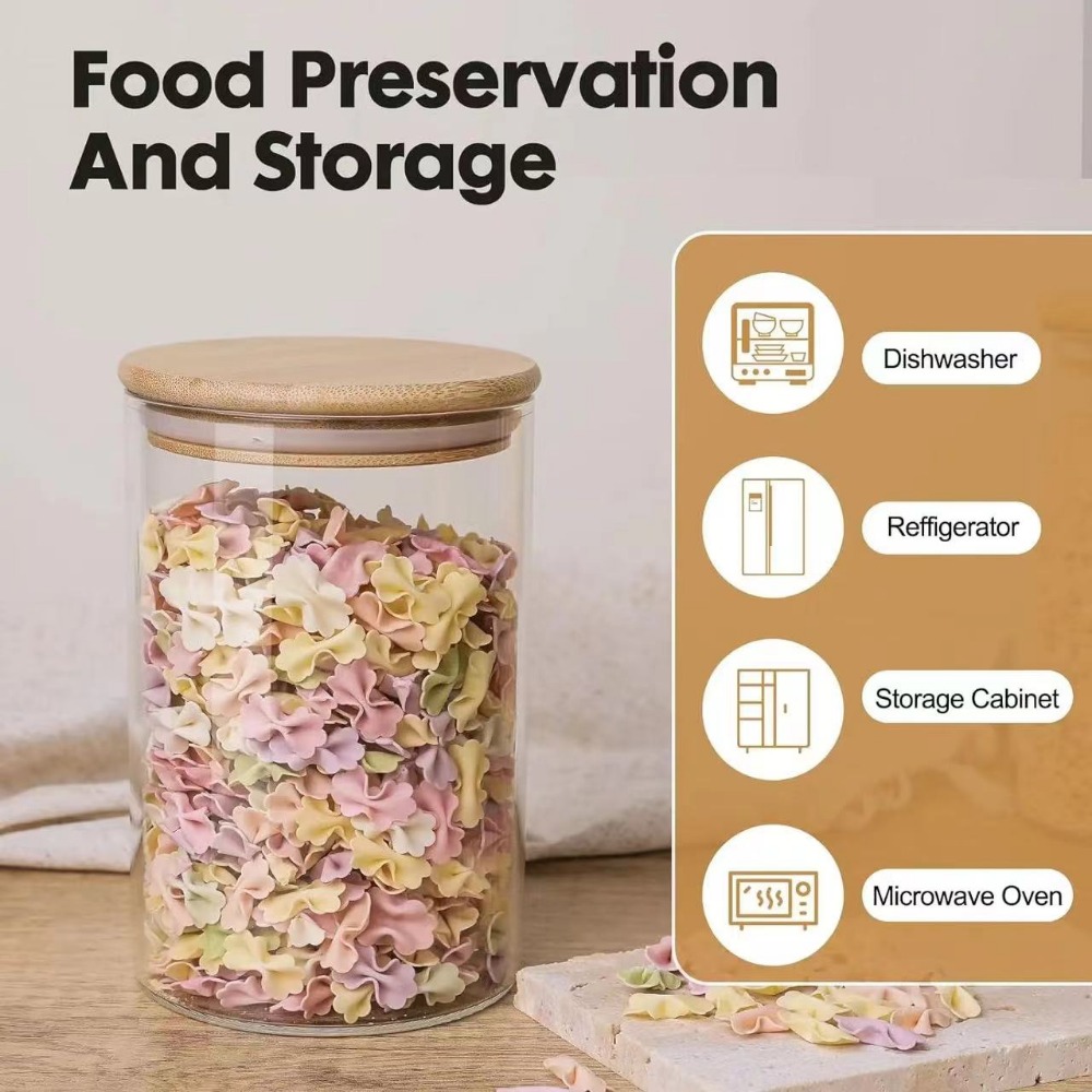 Стеклянная деталь с бамбуковой – обзор и цена Airtight Cereal Jar
