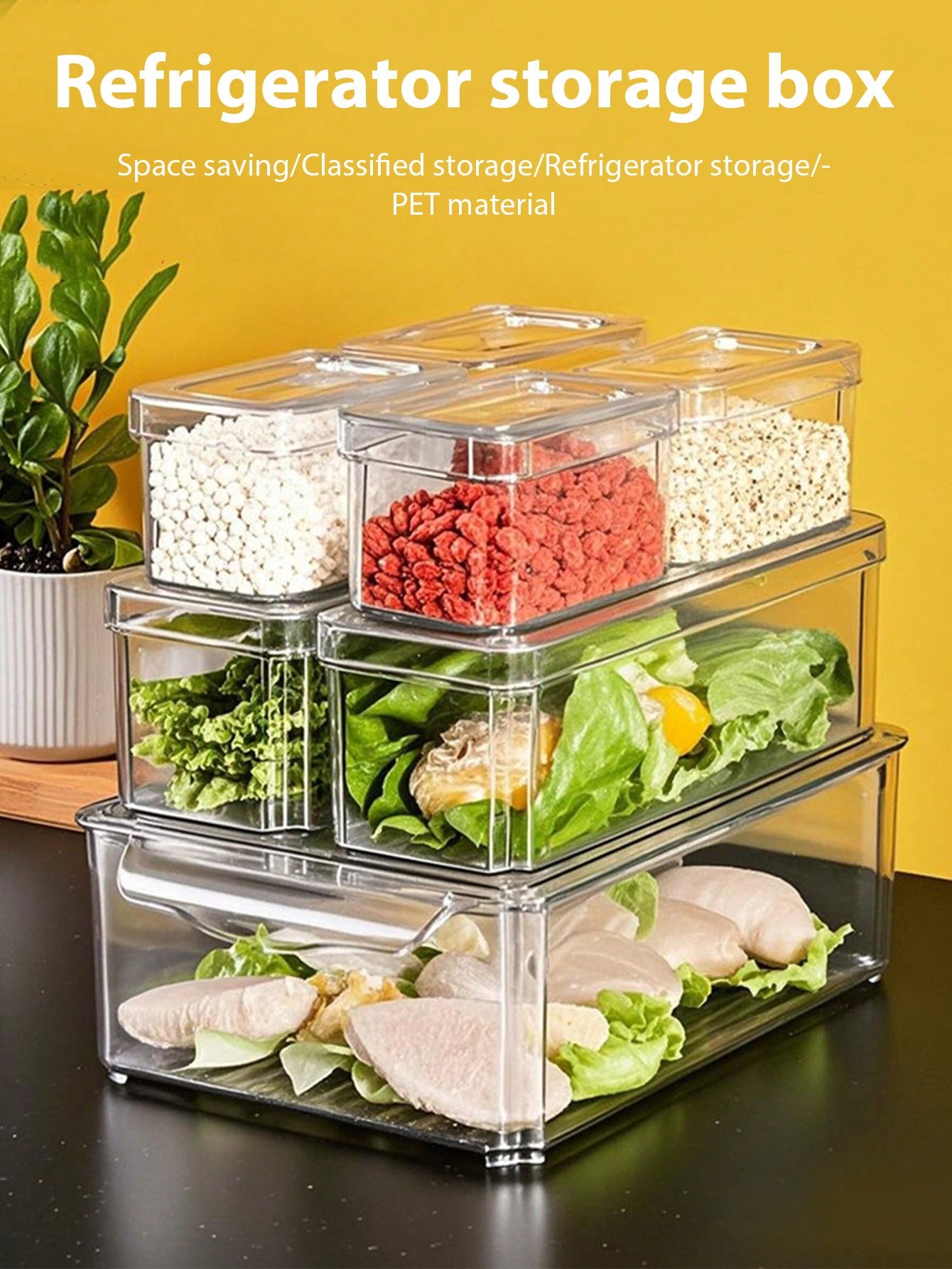 Набор из 7 штабелируемых конте – обзор и цена Stackable Pantry Bin