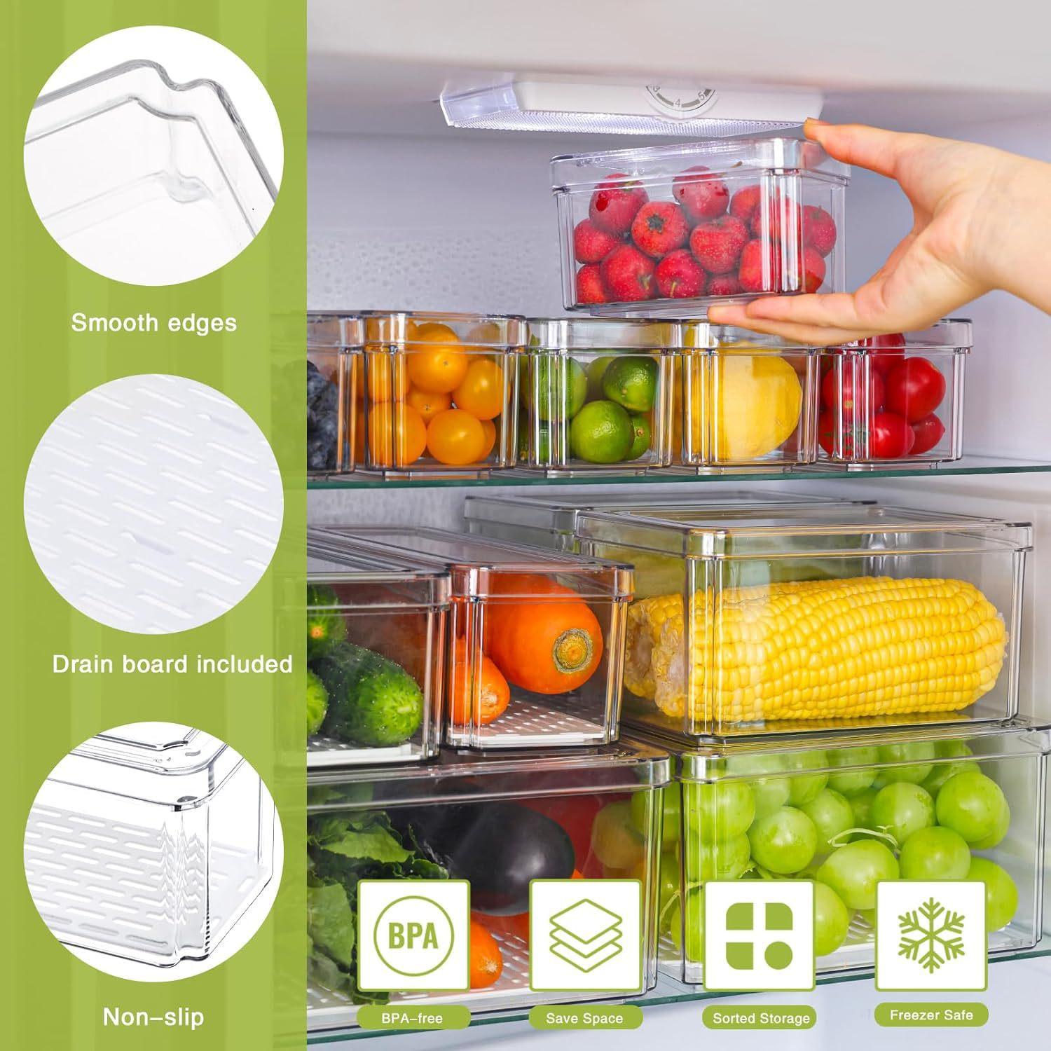 Набор из 10/14 контейнеров-орг – обзор и цена Stackable Pantry Bin