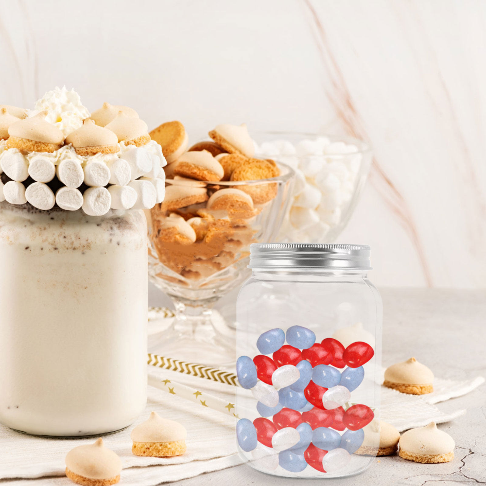 4 шт. прозрачных пластиковых б – обзор и цена Airtight Cereal Jar